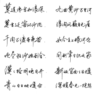 张神农手写体钢笔字帖行书行草手写体速成硬笔练笔临摹练字帖