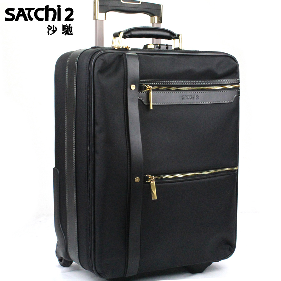 SATCHI沙驰拉杆箱【专柜新款】18“登机箱 行李箱包JM526051-2H
