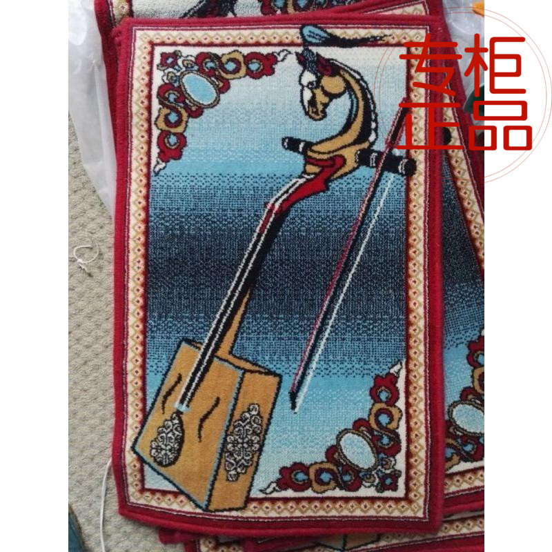正新款上架：蒙古国细绒加厚壁毯.挂毯（马头琴图）0.6*1米 包邮