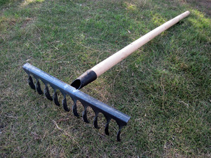 铁耙子 地耙 span class=h>钉耙/span 耙头平整地农具园林工具钉钯