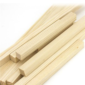 木方木块 diy 手工制作松木条木板玩具小木屋长木实木细木木条