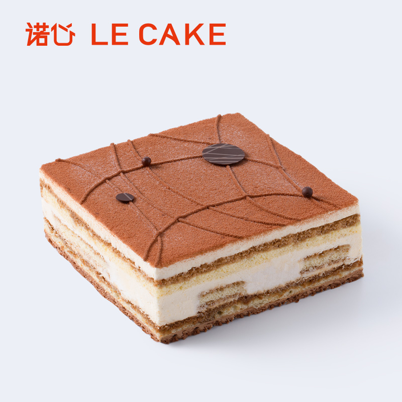 诺心LECAKE提拉米苏写意慕斯巧克力生日蛋糕同城配送上海北京广州