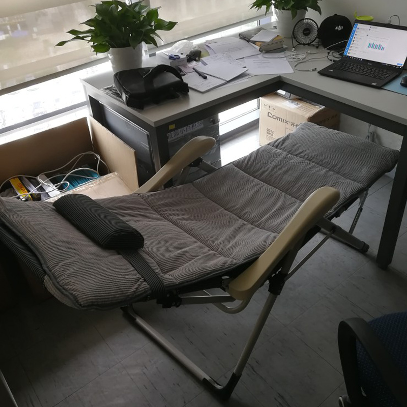瑞仕达秋冬季办公室躺椅折叠午休家用多功能午睡床懒人椅子靠背椅