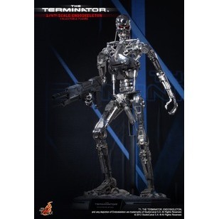 包邮 绝版hottoys ht qs002 1/4 终结者 t800 骨架 18寸 合金模型