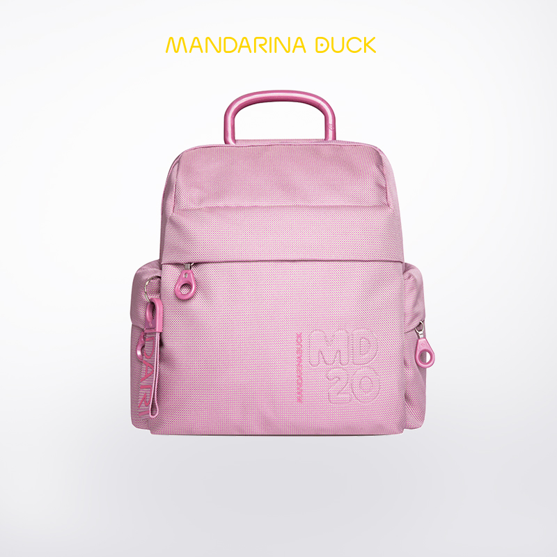 Mandarina duck意大利鸳鸯时尚休闲旅行包纯色耐磨耐脏小号春游