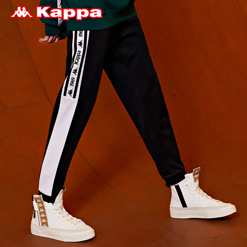 KAPPA卡帕女款串标运动长裤休闲裤卫裤小脚裤2019新款|K0922AK22D