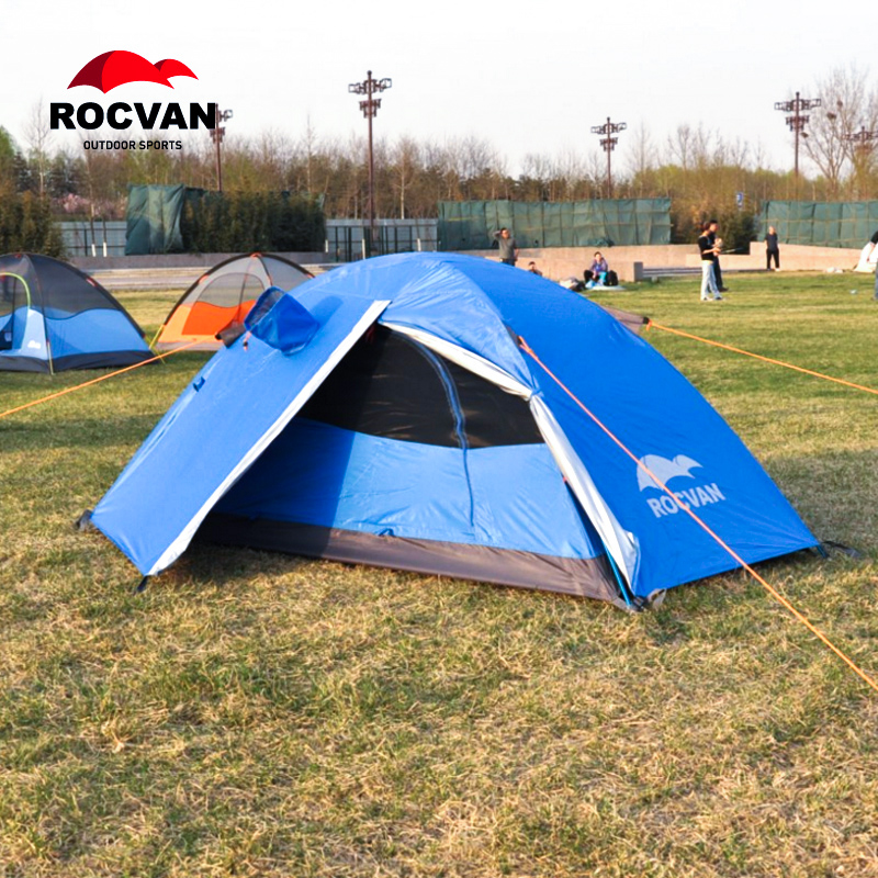 诺可文户外帐篷单人双层铝杆野营野外露营四季骑行装备
