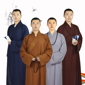 海青僧服居士服图片