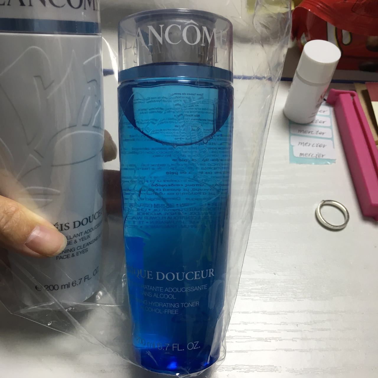 法国lancome兰蔻蓝水清滢柔肤水200ml 清爽保湿 爽肤水