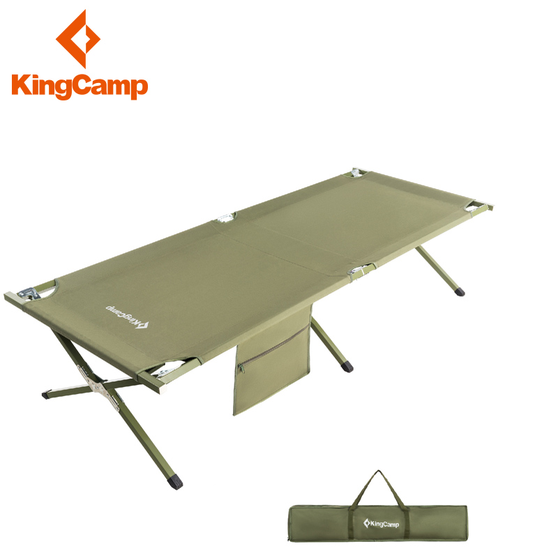 kingcamp户外折叠床行军床超轻便携睡椅陪护床午休床