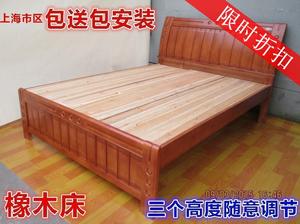实木木板床1.8米图片