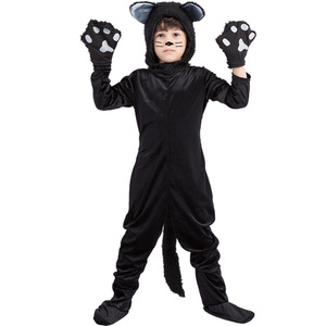 动物黑熊表演服 cos 万圣节化妆舞会 儿童 span class=h>猫咪 /span> 