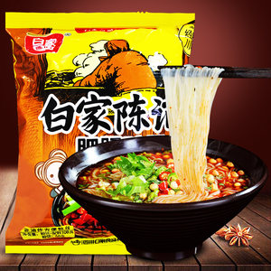 白家陈记肥肠面的方便营养108g速食麻辣蔬菜粉丝挂辣味肥肠价值图片