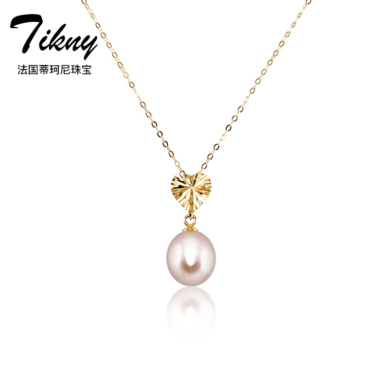 【皮蛋自留款】法国轻奢珠宝品牌Tikny蒂珂尼稀有珍珠18k金项链