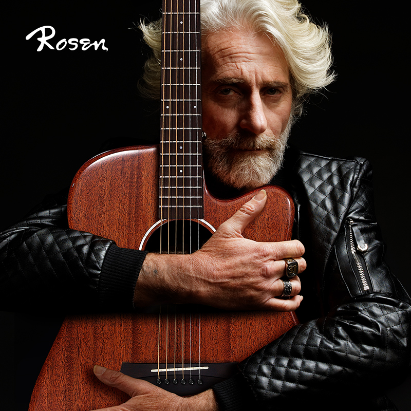 Rosen卢森G31单板吉他面单民谣吉他41寸电箱木吉他初学者学生男女