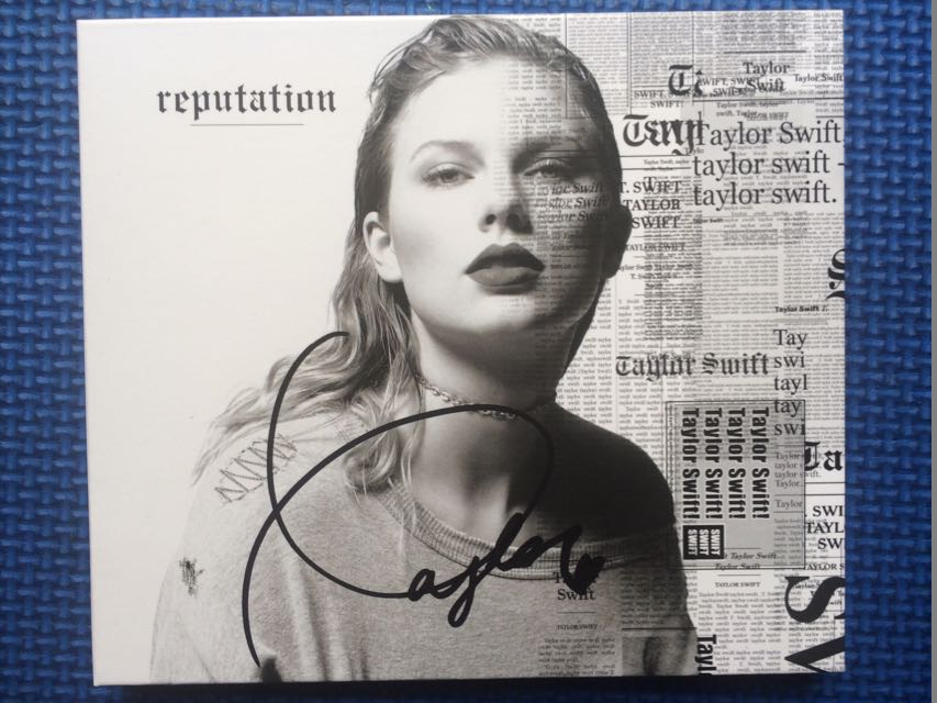 正版 霉霉 泰勒 专辑 亲笔签名 taylor swift reputation 名誉 cd