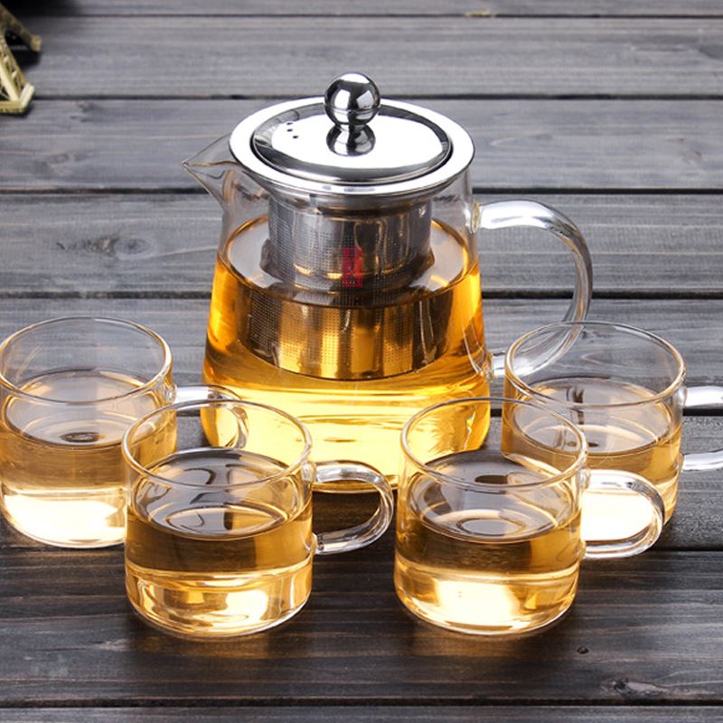 2019耐热玻璃茶壶茶具加厚泡茶壶茶艺壶办公花茶壶飘逸杯价格优惠