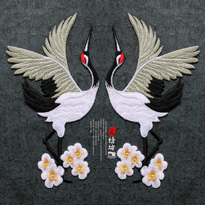 梅花布贴刺绣价格