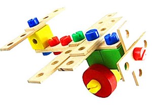 包邮卡通百变螺母135组合系列木制桶装积木儿童益智玩具拆装玩具