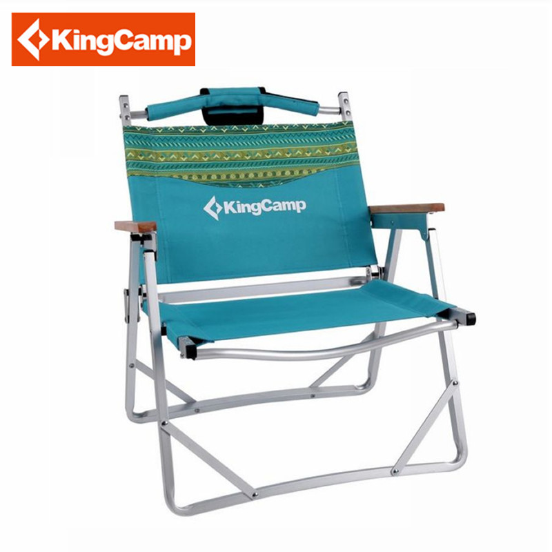 新款kingcamp户外椅子便携扶手椅铝合金折叠椅导演椅沙滩椅KC7009