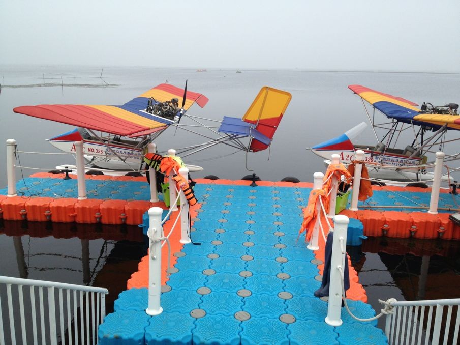 【万达】摩托艇游艇码头 水上平台 塑料浮筒浮桥浮箱 水上舞台
