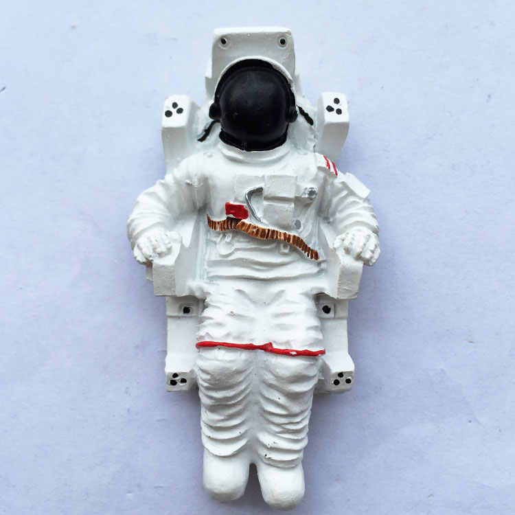 美国旅游纪念立体装饰冰箱贴NASA美国太空总署航天员儿童早教磁贴