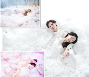 创意婚纱摄影道具仿真棉花 儿童摄影道具 影楼主题 写真拍照道具儿童道具