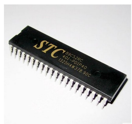 单片机芯片 stc89c52rc-40i-pdip40 51单片机芯片stc89c52rc40脚