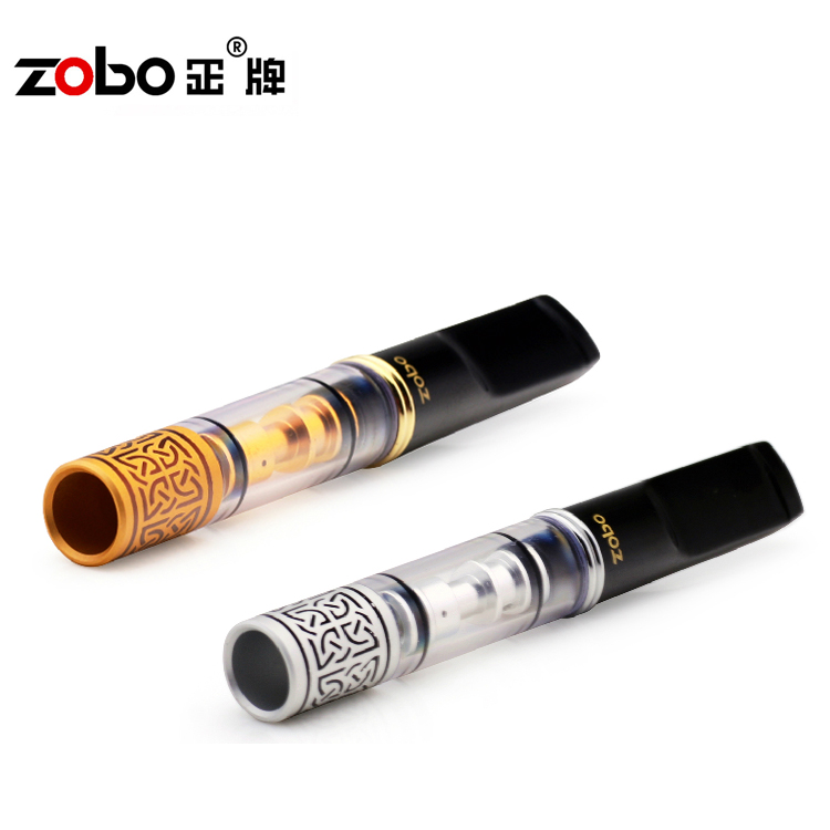 ZOBO 正牌烟嘴 正品 镀黄金烟嘴 双三重循环过滤可清洗型