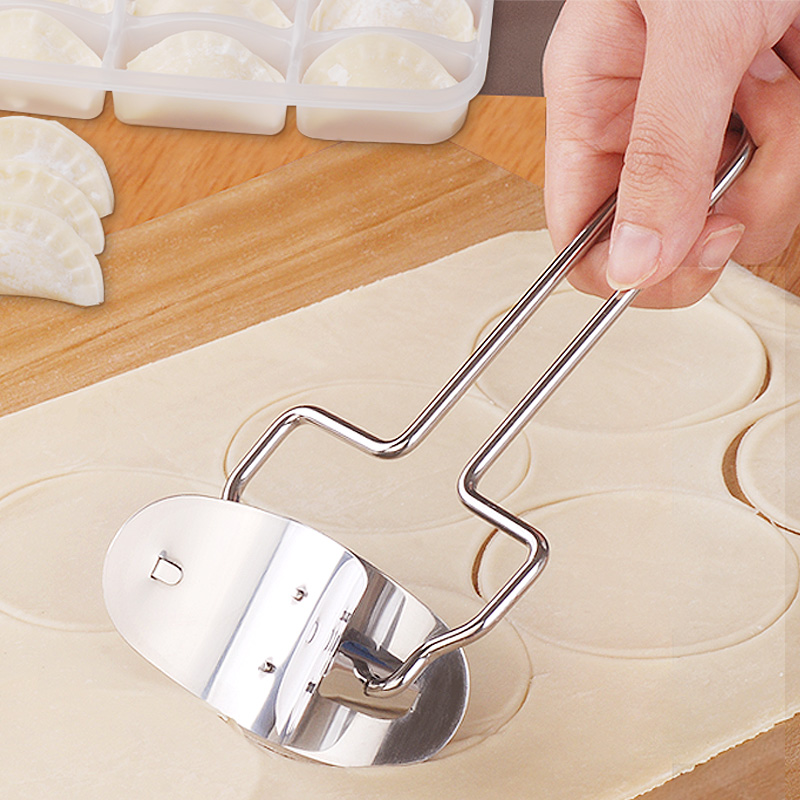 包饺子神器全自动小型切水饺皮机做包子器工具不锈钢饺子皮模具
