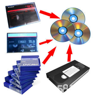 专业老式录像带VHS录像带转光盘录像带转DVD录像带转视频