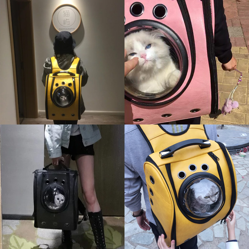 猫包宠物背包猫咪太空舱背包猫咪外出便携双肩背包狗狗书包