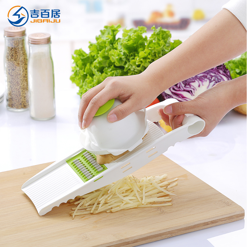 吉百居 切菜器切丝机器厨房多功能擦土豆丝手动家用刨丝器切片机