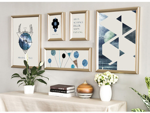 挂画儿童房北欧风格图片