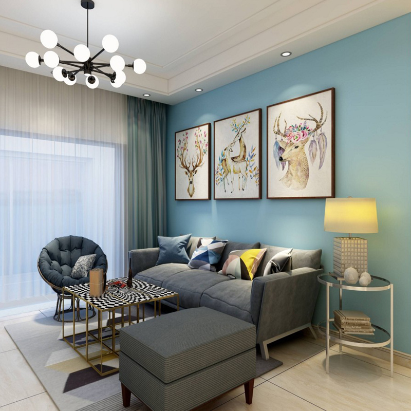 北欧现代风格软装设计家居配色指导服务家具采购室内设计效果搭配