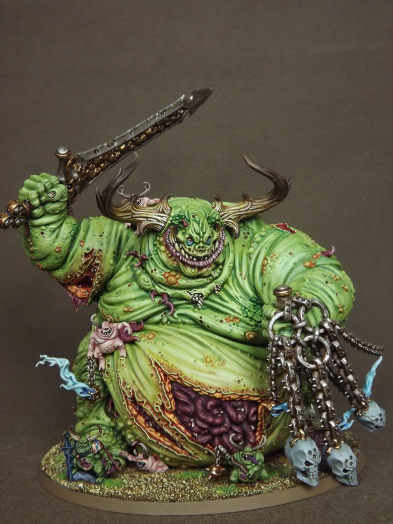 代工 战棋 微缩模型 战锤 aos 4ok 纳垢 大魔great unclean one