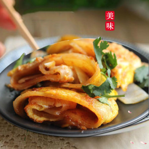 正宗20片烤冷面皮东北特色朝鲜烤冷面片送酱美食小吃方便早餐面饼烤冷面