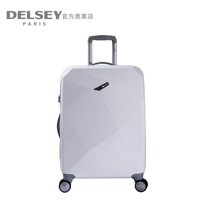 DELSEY法国大使拉杆箱旅行箱20/24/28寸0619万向轮行李登机箱白色