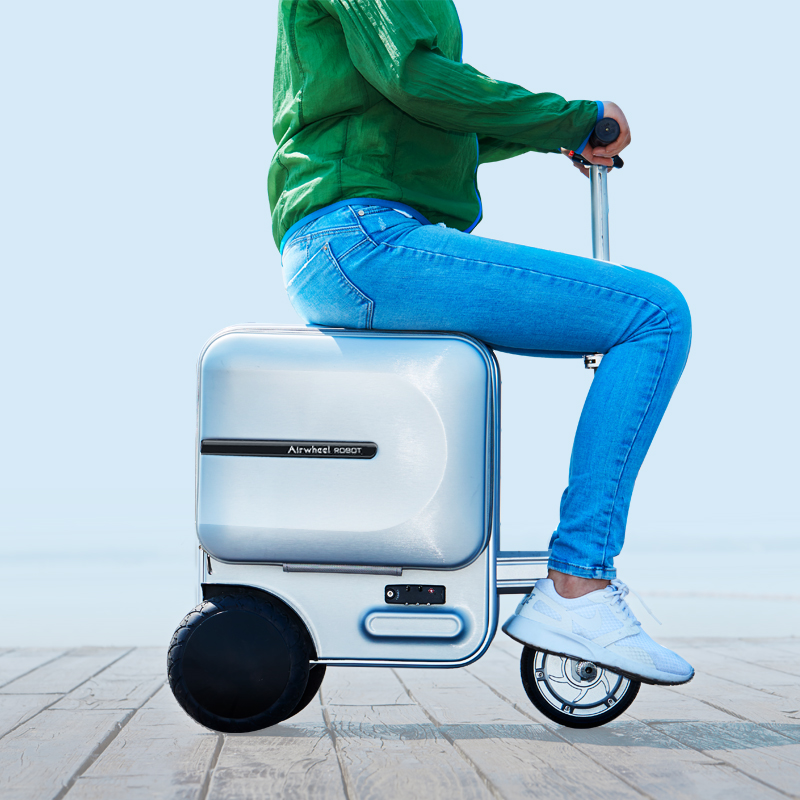 用品商务男推拉电动行李箱车成人锂电池旅行箱包大气骑的家庭拉箱