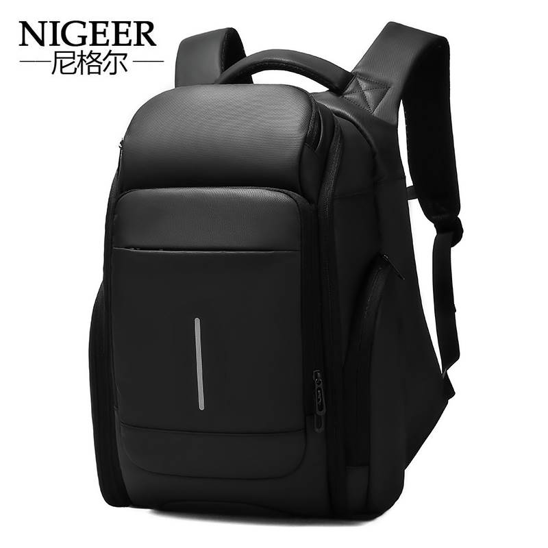 尼格尔双肩包男大容量出差旅行包背包男士男15.6寸电脑包商务书包