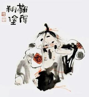 纯手绘古董山水画中国画字画古琴书画书法文人作品真迹名家水墨画