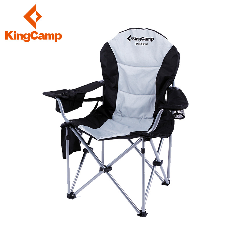 kingcamp钓鱼椅子美术生折叠凳子豪华扶手椅折叠椅导演椅沙滩椅
