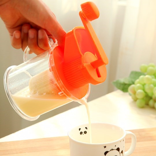 豆浆机打汁机蒜泥机多功能迷你小型手动榨汁机家用水果手摇果汁
