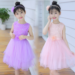 5夏装女童公主连衣裙子6儿童装7小女孩 夏季9韩版4上衣服3-12岁