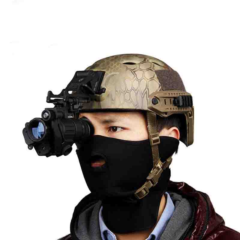 PVS-14数码红外线夜视仪2X28头戴头盔式迷彩高清热成像瞄准望远镜