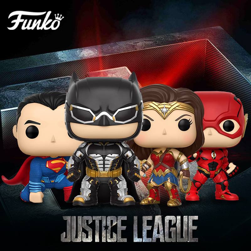 DC正义联盟超级英雄玩偶FUNKO POP收藏手办蝙蝠侠超人海王闪电侠
