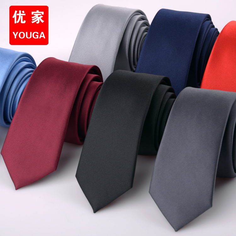 【特价包邮】韩版男士商务休闲5cm纯色光面结婚英伦时尚窄版领带