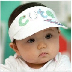 韩版夏季 儿童帽子 宝宝帽子 婴儿空顶帽 遮阳帽 男女童鸭舌帽