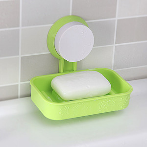 class=h>吸盘/span>香皂收纳架 多功能可沥水肥皂盒置物架 满15包邮