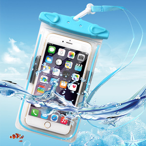 水下拍照手机防水袋温泉游泳手机通用iphone7plus触屏包6s潜水套手机防水袋